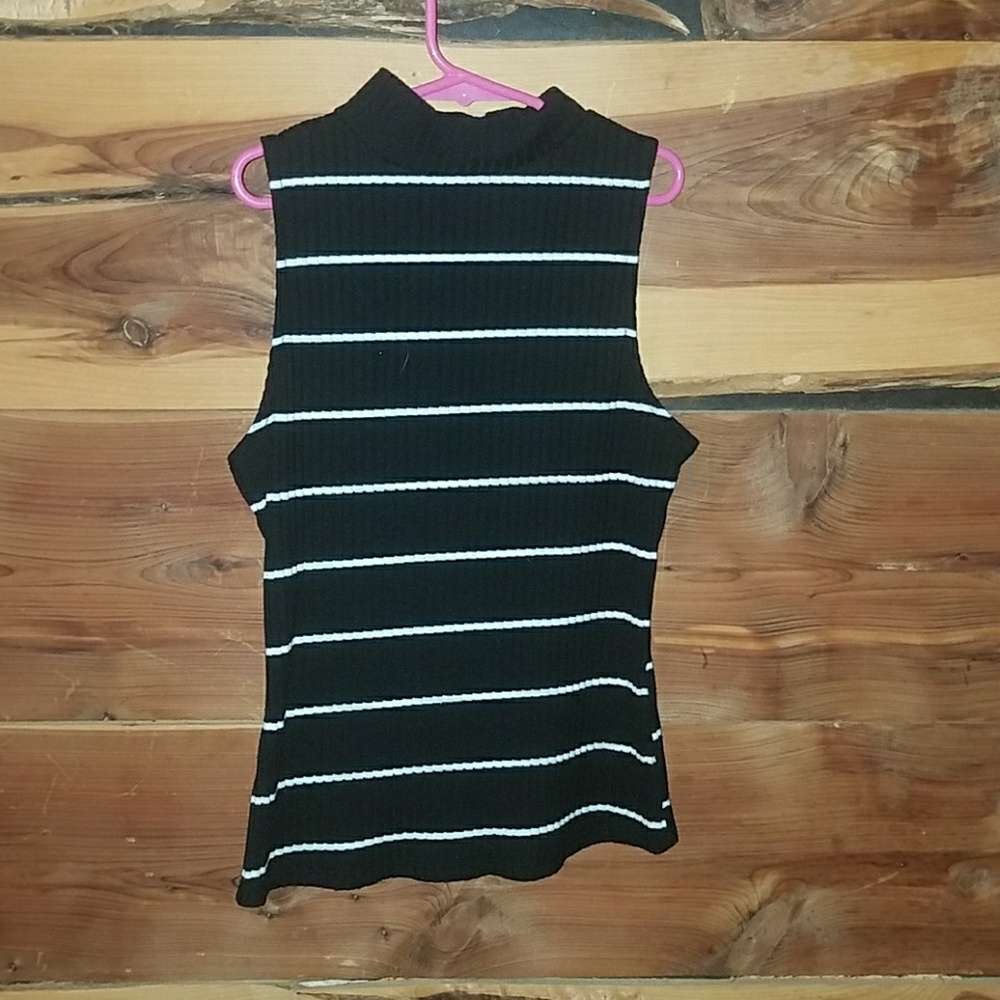 Black tank top
